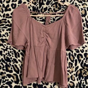 Hippie Rose Purple Top